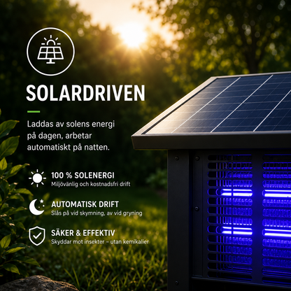 MyggFri™ – Soldriven trådlös myggfångare